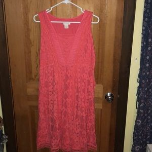 bright pink summer dress